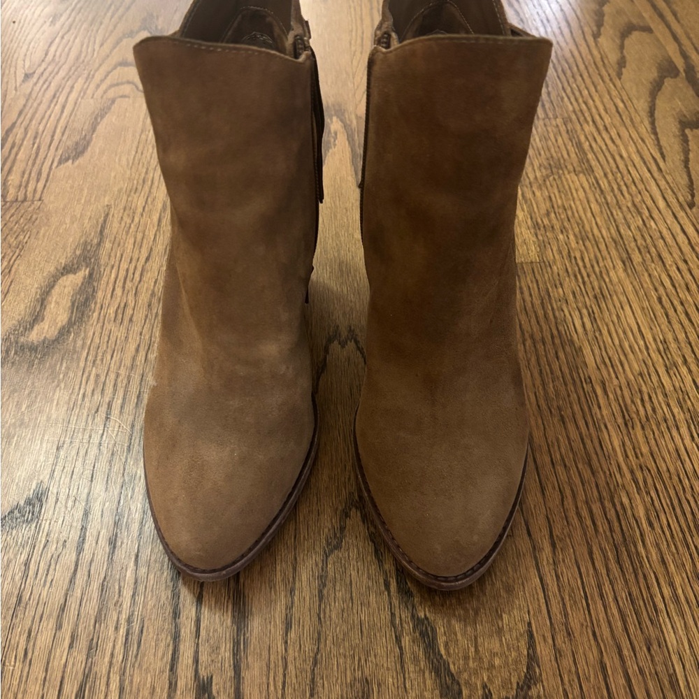 Vince Camuto Brown Suede Heeled Boots